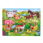 Игрушка развивающая Chuang Heng Toys Животные деревянная 277A-2736