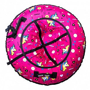 Тюбинг RT Единорог 105 см + автокамера pink