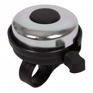 Звонок пластиковый black с хромированной крышкой КЛ98375
