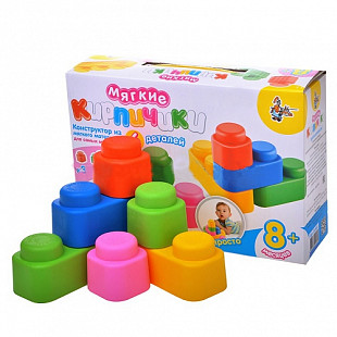 Конструктор Десятое Королевство Мягкие кирпичики 01581