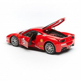 Коллекционная машина Bburago 1:24 Ferrari 458 Challenge (18-26302) red