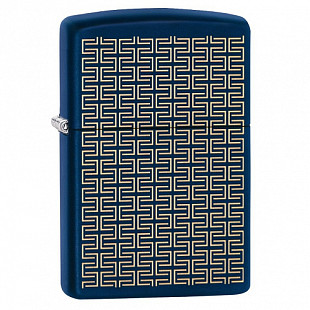 Зажигалка Zippo Square Grid 49232 navy matte