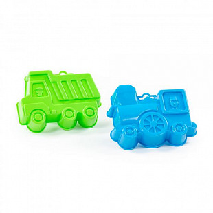Игрушка Полесье Формочки (самосвал + паровоз) 2587