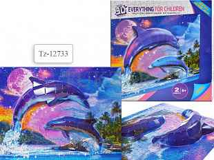 Объемный пазл Tukzar "Дельфины" TZ 12733