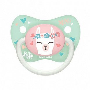 Пустышка Canpol babies Exotic Animals Силиконовая Ортодонтическая 0-6 мес., 2 шт. (23/920_pin) pink