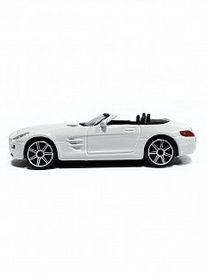 Машинка Bburago 1:43 Mercedes-Benz SLS AMG Roadster (18-30000/18-30241) white