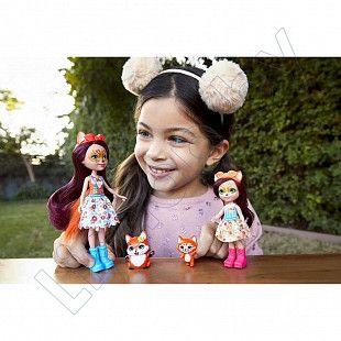 Кукла Enchantimals Сестрички с питомцами Фелисити и Феана Лис (HCF79 HCF81)