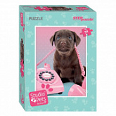 Мозаика Step Puzzle Мирна Щенок с телефоном 54 71153