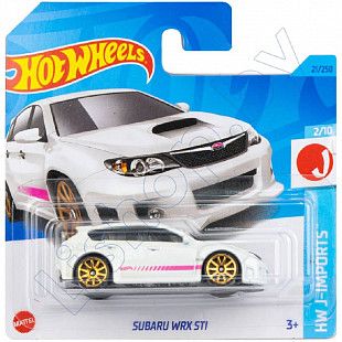 Машинка Hot Wheels Базовой коллекции Subaru WRX STI 21/250 (5785 HKK62)  mainline 2023