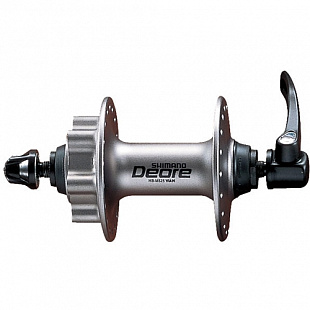 Втулка передняя Shimano Deore под дисковый тормоз, EHBM525AASS, 2-988-1