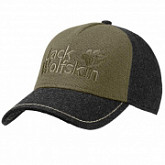 Бейсболка Jack Wolfskin Composite Felt Base Cap 1903781 green