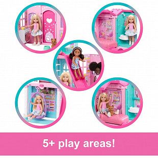 Кукла Barbie Family & Friends Chelsea Pop-Up House (JFW49)