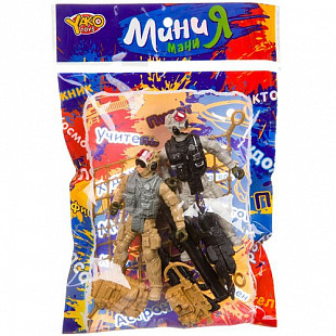 Набор игровой Shenzhen Toys с 2 спецназовцами и собакой, серия МиниМаниЯ M7596-5
