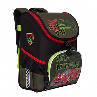 Рюкзак школьный GRIZZLY RA-980-2 /1 black/khaki