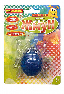 Стрессбол Bondibon Чудики Жмун Паук ВВ3795 blue