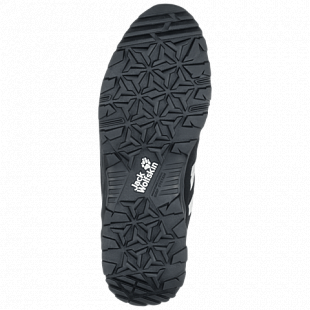 Полуботинки мужские Jack Wolfskin Cascade Hike Texapore Low M black / white