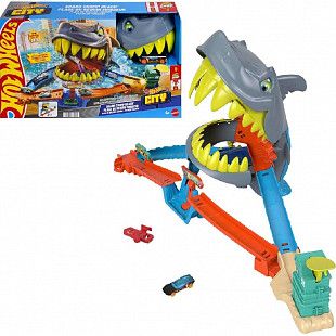 Игровой набор Hot Wheels Shark Chomp Beach (JHL96)