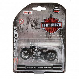Масштабная модель мотоцикла Maisto 1:24 Harley-Davidson 1948 FL Panhead (35094)