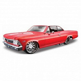 Масштабная модель автомобиля Maisto 1:24 Шевроле Шевель SS 396 1966 (31333) red