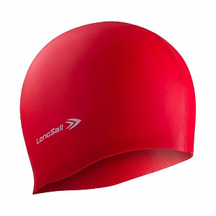 Шапочка для плавания LongSail силикон red