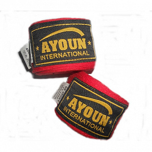 Бинт боксерский Ayoun 3,0 1030 red