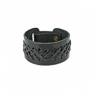 Мужской браслет из натуральной кожи Spikes SL0009-K