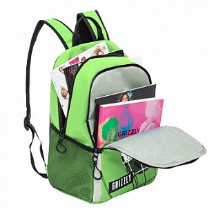 Рюкзак школьный GRIZZLY RB-964-5 /1 light green