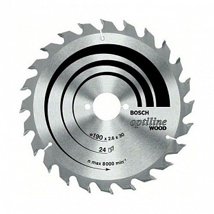 Диск пильный Bosch 225х30 мм 30 зубьев 2608640625