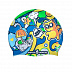 Шапочка для бассейна (плавания) детская Mad Wave Alien green/blue