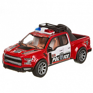 Инерционная машина YAKO police из серии "На земле, В небе, На море" M9543 red