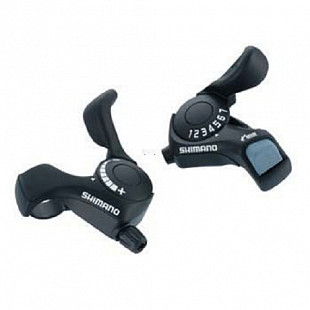 Шифтер Shimano Tourney SL-TX30 левый и правый 3x7ск трос+оплетка ESLTX30P7FAT