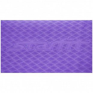 Гимнастический коврик для йоги, фитнеса Starfit FM-201 TPE purple/grey (173x61x0,5)