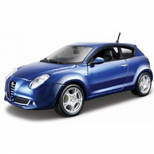 Сборная модель автомобиля Bburago 1:24 Alfa Romeo MiTO (18-25098) blue