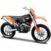 Масштабная модель мотоцикла Maisto 1:18 KTM 520SX 39300 (20-00354) Silver/Orange НОВОЕ ПОСТУПЛЕНИЕ