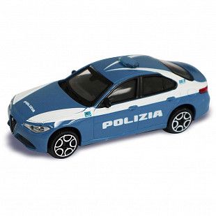 Коллекционная машина Bburago 1:43 Polizia Alfa Romeo Giulia (18-21085) Blue