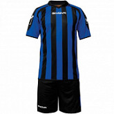 Футбольная форма Givova Kit Supporter KITC24 black/royal