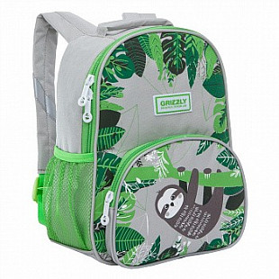 Рюкзак детский GRIZZLY RK-076-4 /3 light grey