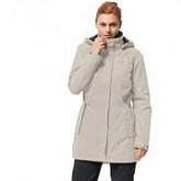 Пальто женское Jack Wolfskin Madison Avenue Coat dusty grey