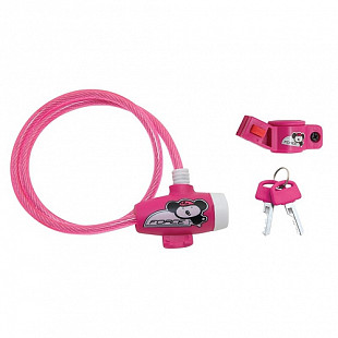 Замок детский Force с креплением 48975 pink