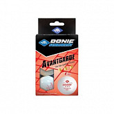 Мяч для настольного тенниса Donic Schildkrot Avantgarde 3* 6 шт в коробке white