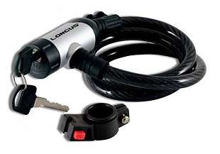 Велозамок с креплением Longus Extreme 10/1800 мм (Silver) 3550004