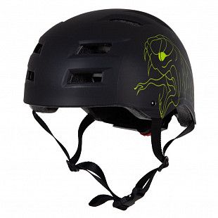 Шлем STG MTV1 Replay с фикс. застежкой black