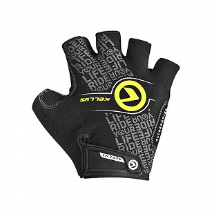 Велоперчатки Kellys Comfort black/light green