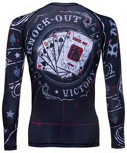 Рашгард взрослый для MMA Rusco Royal Flush RG-103