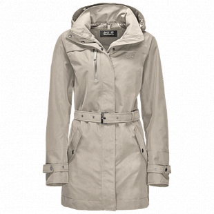 Пальто женское Jack Wolfskin Kimberley Coat dusty grey