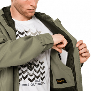 Куртка мужская Jack Wolfskin Caledon Jacket M khaki