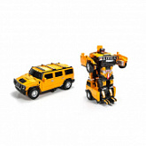 Радиоуправляемый робот-трансформер MZ Hummer 1:14 2323X yellow
