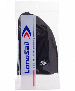 Шапочка для плавания детская LongSail black