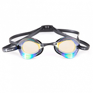 Очки для плавания Mad Wave Turbo Racer II Rainbow purple