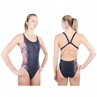 Купальник спортивный женский Mad Wave Gradient PBT black